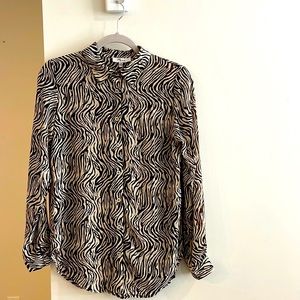 Leopard blouse by Edit by Nine.